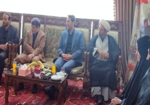 دیدار رئیس کل دادگستری آذربایجان شرقی با خانواده شهید مهر آرا