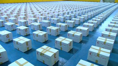 توزیع ۱۱۰۰ بسته معیشتی در آذربایجان شرقی