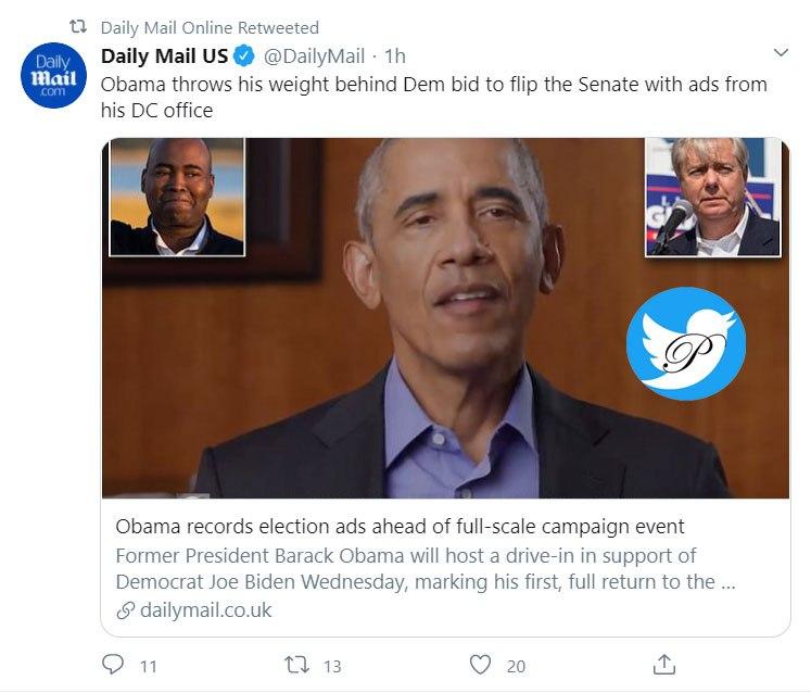 وباما برای انتخابات سنا ریش گرو گذاشت
