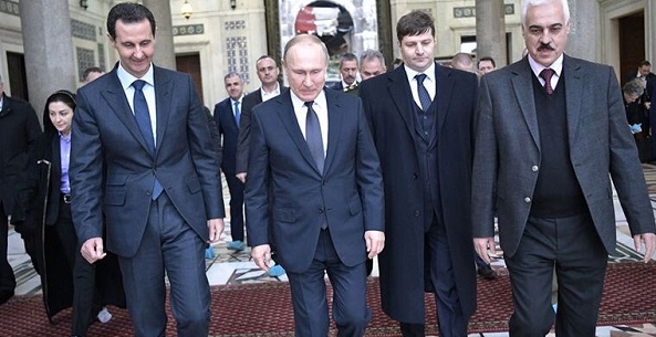 پوتین سفر غیرعلنی اش به دمشق را فاش کرد