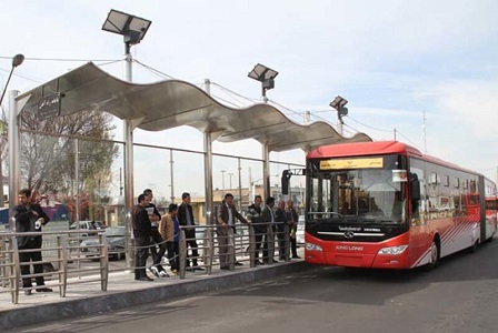 همزمان با آغاز هفته دفاع مقدس و شروع سال تحصیلیخدمات اتوبوس های مسیر BRT روز اول مهر رایگان است
