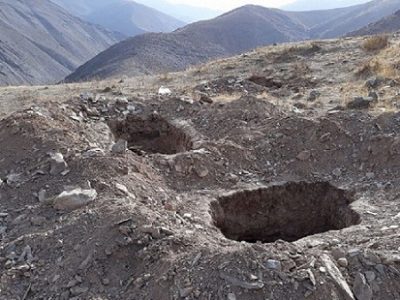 دستگیری عاملان حفاری غیرمجاز در شهرستان ورزقان