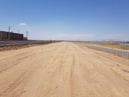 تسطیح و رگلاژ کامل معابر شهرک صنفی صنعتی مایان