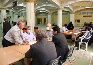 حضور مدیران بخش کشاورزی آذربایجان شرقی درمیز خدمت مصلی اعظم امام خمینی (ره) تبریز