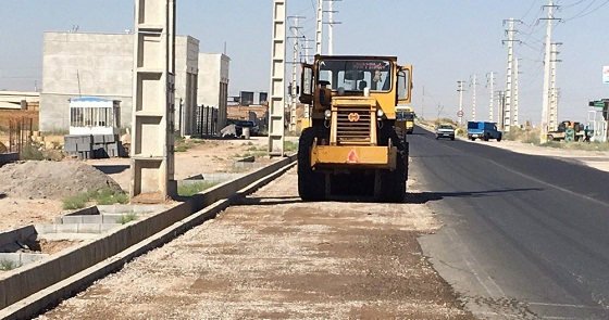 زیرسازی و کمپکت جاده مایان اجرا شد