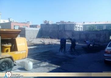 اجرای لوله‌گذاری برای انتقال آب خام به پارک‌های محله‌ای در حال احداث