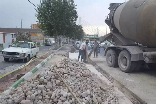اجرای عملیات باکس گذاری مسیر دروازه تهران از پل اتحادملی تا میدان شهید حمید باکری