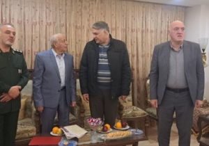 دیدار رئیس هیئت پزشکی ورزشی آذربایجان شرقی با پیشکسوت تنیس روی میز در طرح «یاد یاران»