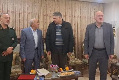 دیدار رئیس هیئت پزشکی ورزشی آذربایجان شرقی با پیشکسوت تنیس روی میز در طرح «یاد یاران»