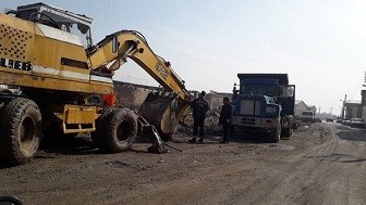 آغاز عملیات احداث کانال سنگی در کوی رود با هزینه بالغ بر ۱۱ میلیارد ریال توسط شهرداری منطقه ۶ تبریز