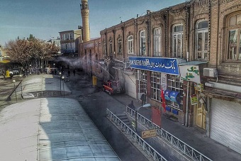 قدردانی شهردار تبریز از نیروی انتظامی؛ نیروی انتظامی در جمع آوری دستفروشان اهتمام ویژه‌ای داشت