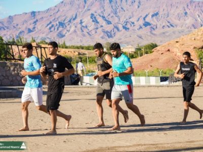 اردوی آماده ‌سازی تیم ملی کشتی ساحلی ایران در منطقه آزاد ارس