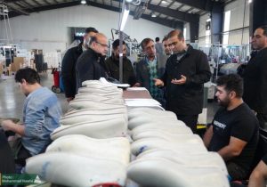 بازدید مدیرعامل سازمان منطقه آزاد ارس از کارخانه پیشگامان دنیلی ارس