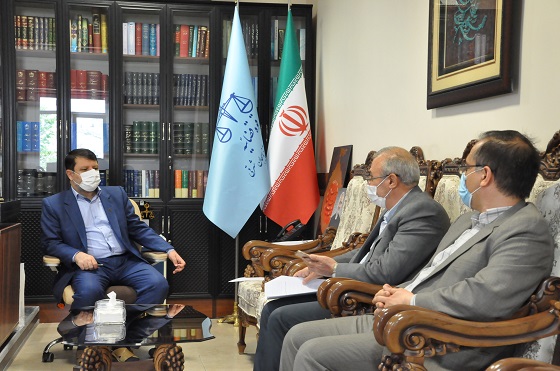 دیدار رئیس دادگستری آذربایجان شرقی با رئیس دانشگاه پیام نوراستان