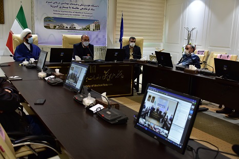 برگزاری نشست رئیس دانشگاه علوم پزشکی تبریز با مسئولین و نمایندگان ایثارگران بصورت وب کنفرانس