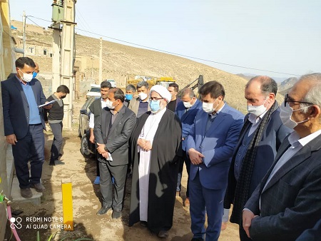 افتتاح آب شرب روستای ویق شهرستان هوراند
