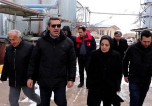 بازدید دکتر راهب از کارخانه پالایش ایمن راه در چهارمین روز سفر”