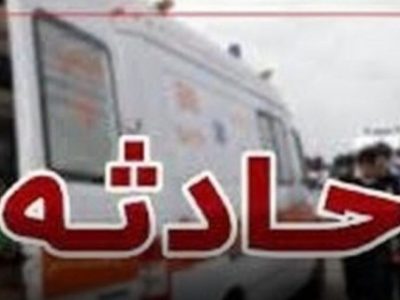 تصاوف دو خودروی پراید در اتوبان کسایی با پنج مصدوم