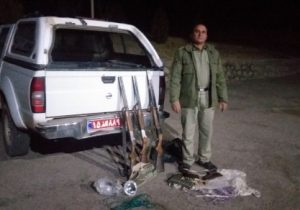 دستگیری ۳ شکارچی غیر مجاز در منطقه حفاظت شده