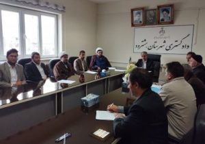 اولین ملاقات مردمی رییس دادگستری و قضات دادگستری شورای حل اختلاف شهرستان هشترود در سال ۱۴۰۳