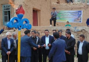 افتتاح طرح گازرسانی به روستای مولوی چراغ مردان