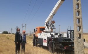 عملیات تعمیرات پیشگیرانه خطوط هوایی فشار متوسط در مدیریت برق هشترود