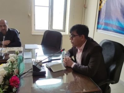 برگزاری نشست خبری  فرماندار با اصحاب رسانه وخبرنگاران 