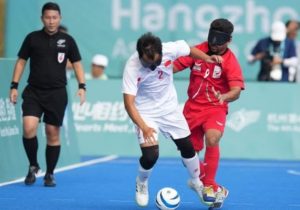 حضور افتخارآفرین بهزاد زاد علی‌اصغر و امیر پوررضوی در اردوی تیم ملی فوتبال نابینایان