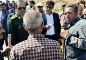 بازدید فرماندار و فرمانده سپاه ناحیه هشترود از روستای بسیط 