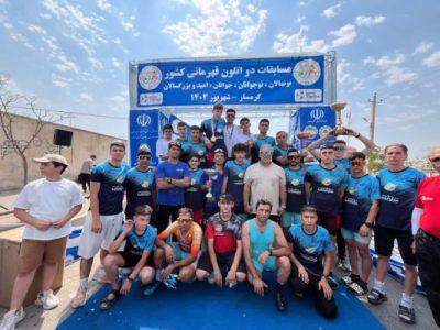 قهرمانی مقتدرانه آذربایجان شرقی در مسابقات دواتلون کشور