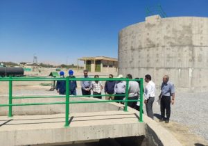 ارزیابی کارشناسان شرکت مهندسی آب و فاضلاب کشور در تصفیه خانه فاضلاب مراغه