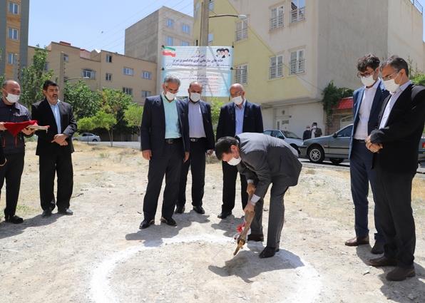 آیین کلنگ زنی خانه های سازمانی کوی دادگستری تبریز