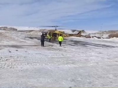 نجات جوان ۱۶ ساله چاراویماقی از چنگال حادثه با امداد هوایی در شرایط کولاک