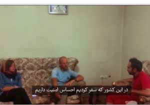 استفاده توریست های اسپانیایی از خدمات جمعیت هلال احمر پایگاه شبلی شهرستان بستان آباد