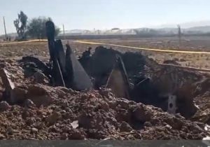 یک فروند هواپیمای نظامی در کازرون سقوط کرد