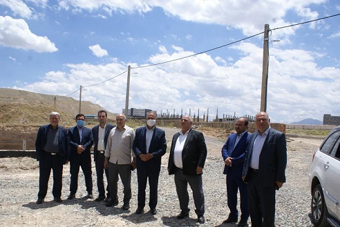 بازدید رئیس اتاق اصناف تبریز از اولین شهرک تخصصی، صنفی صنعتی کیف وکفش و صنایع وابسته تبریز