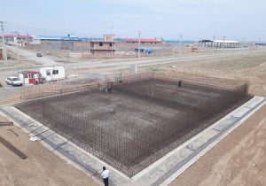 احداث مخزن ۲۰۰۰ متر مکعبی در شهرک صنعتی ملکان