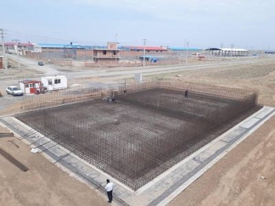 احداث مخزن ۲۰۰۰ متر مکعبی در شهرک صنعتی ملکان