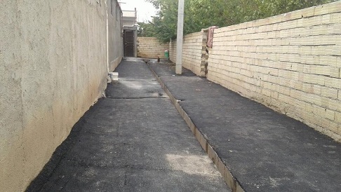 عملیات آسفالت ریزی کوی سهلان اجرا می شود