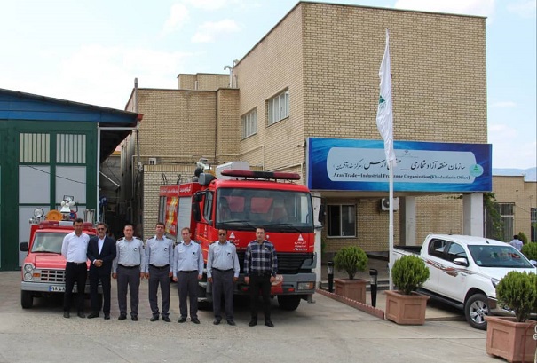 استقرار یک دستگاه خودروی ۶ چرخ آتش نشانی در مرکز خداآفرین