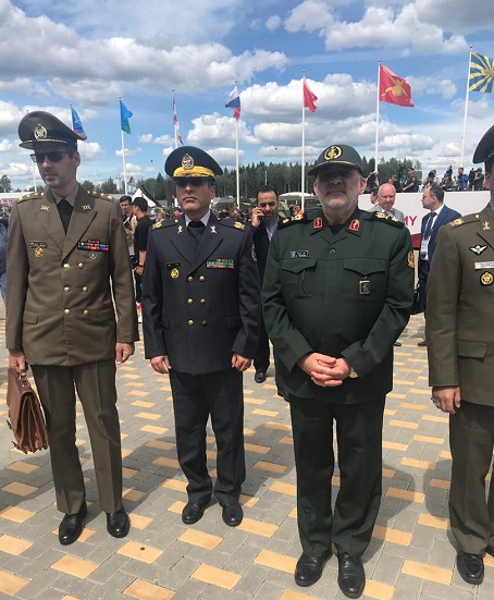 با حضورجانشین وزیر دفاع ایران ؛پنجمین نمایشگاه بین المللی نظامی روسیه آغاز به کار کرد