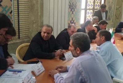 میز خدمت شرکت آب و فاضلاب آذربایجان شرقی در مصلی تبریز برپا شد / تأکید مدیرعامل آبفای آذربایجان شرقی بر خدمت‌رسانی بی‌واسطه به مردم