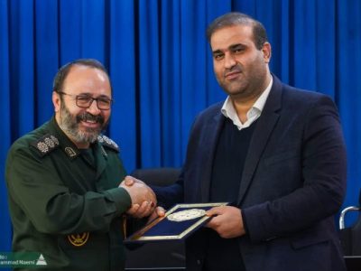 مراسم تجلیل از بسیجیان نمونه منطقه آزاد ارس و شهرستان جلفا برگزار شد