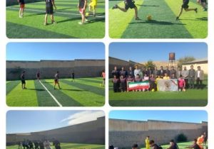 افتتاح چمن مصنوعی مدارس رازی و شهید رجایی هشترود در هفته تربیت بدنی