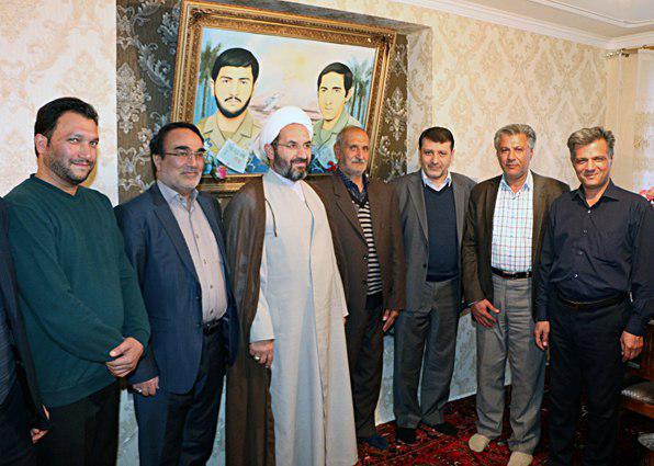 دیدار رئیس کل دادگستری آذربایجان شرقی با خانواده شهید سرآمد سرند