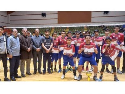 مصادف با ایام الله دهه فجر؛مسابقات والیبال قهرمانی نونهالان استان آذربایجان شرقی پایان یافت