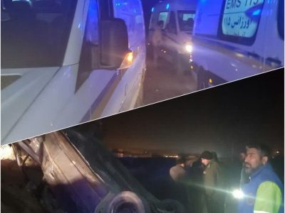 ۷ مصدوم در اثر تصادف در محور تبریز -آذرشهر