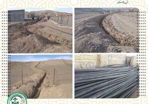 بامساعدت بنیادعلوی شبکه آبرسانی روستای تریان قشلاقی چاراویماق تکمیل گردید