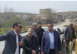 بازدید فرماندار هشترود از روستای بیگ بلاغی