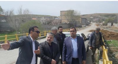 بازدید فرماندار هشترود از روستای بیگ بلاغی